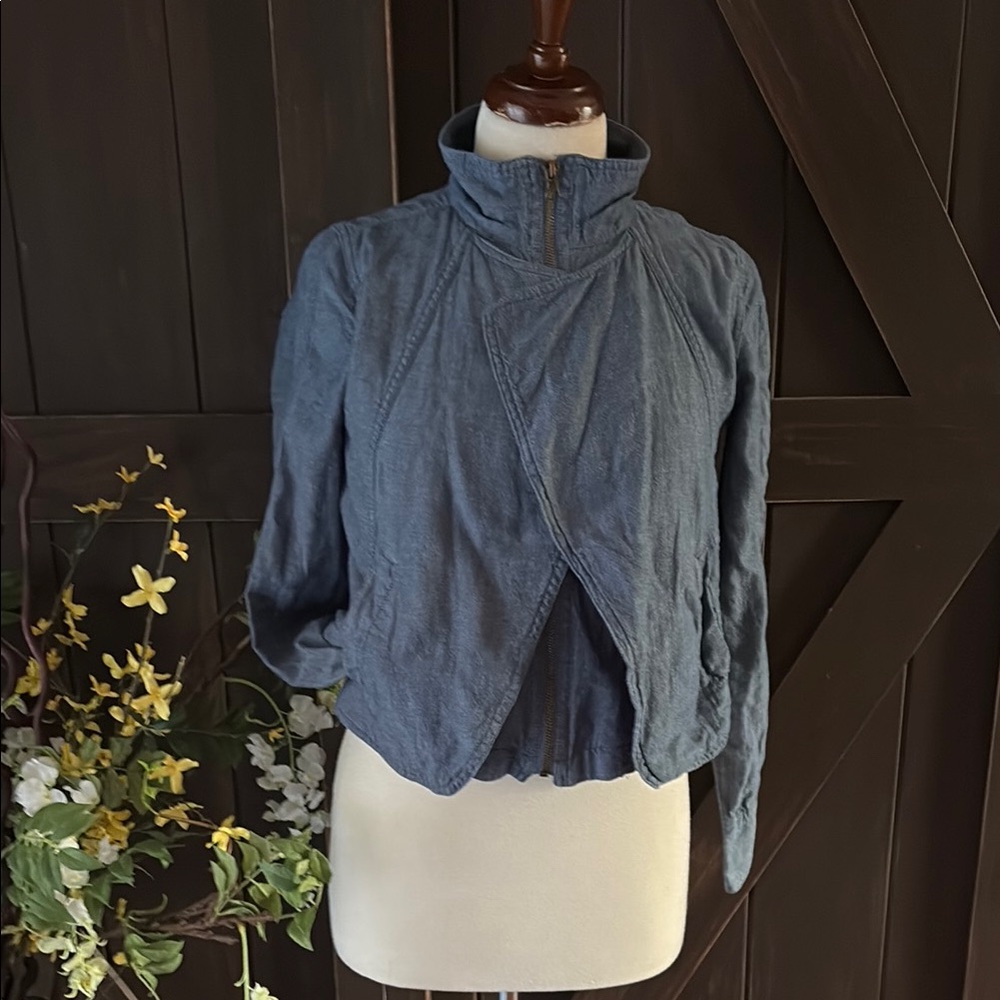 Blue Denim Jean Jacket with Classic Design
